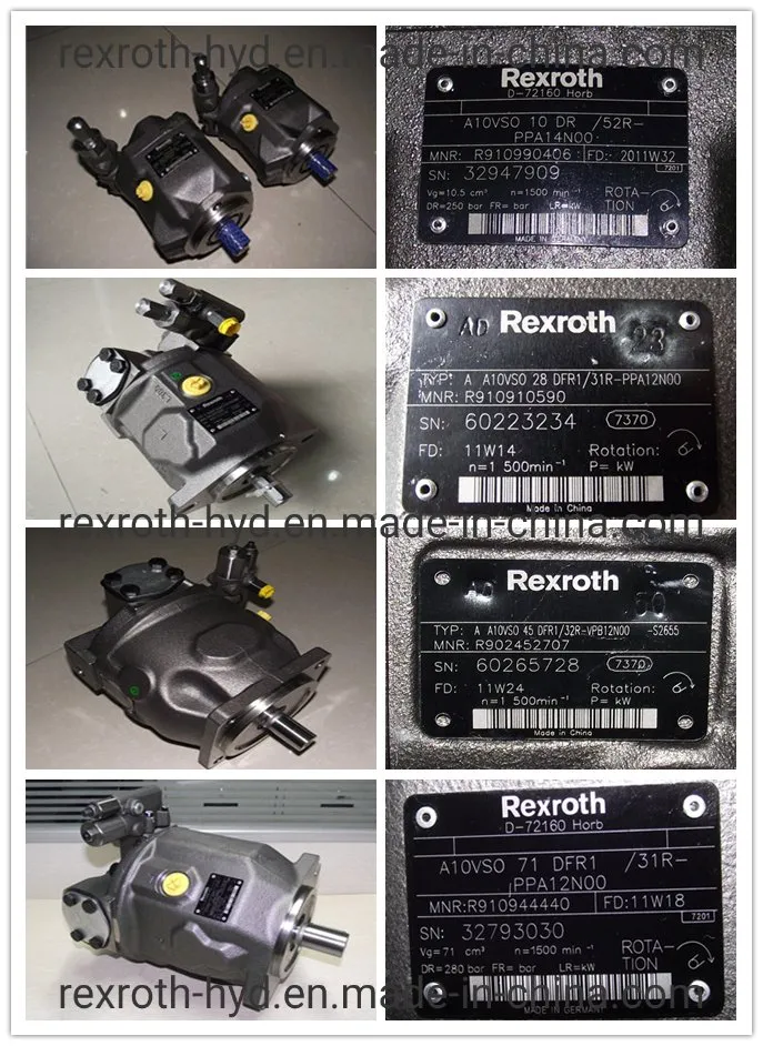 "Rexroth A4vso125HD1/30r-Pzb25u01-So97 Hydraulic Axial Piston Variable Pump 