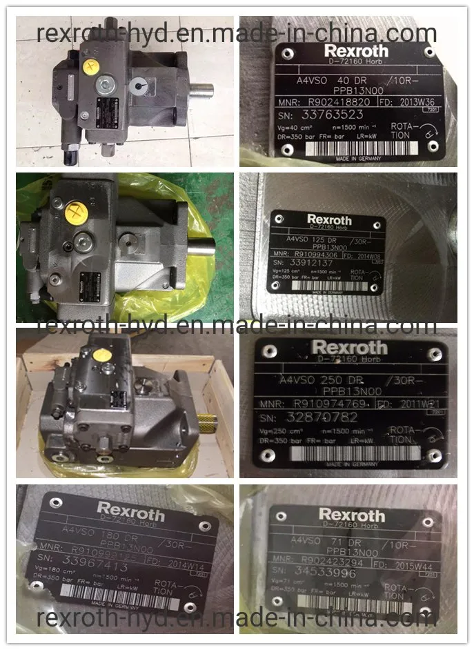 "Rexroth A4vso355-Eo2 A4vso355eo-2 Series Hydraulic Variable Piston Pump A4vso355eo2/30r-Ppb13n00 