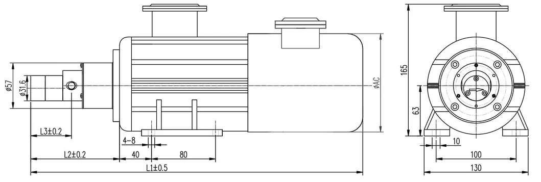 0.3 Ml/Rev Micro Magnetic Transmission Drive Rotary Water Gear Pump Inkjet Printer Pump