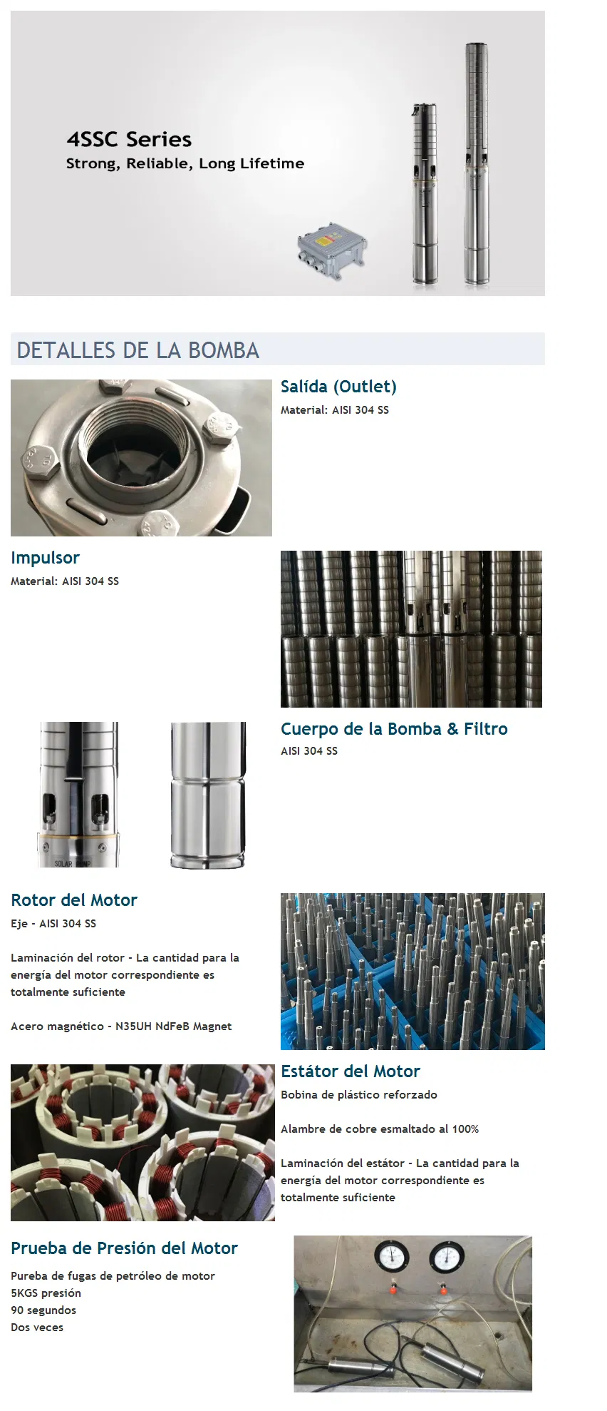 1.5HP 4 pulgadas bombeo de agua solar, bombeo de irrigacion,  MPPT controlador, buena calidad