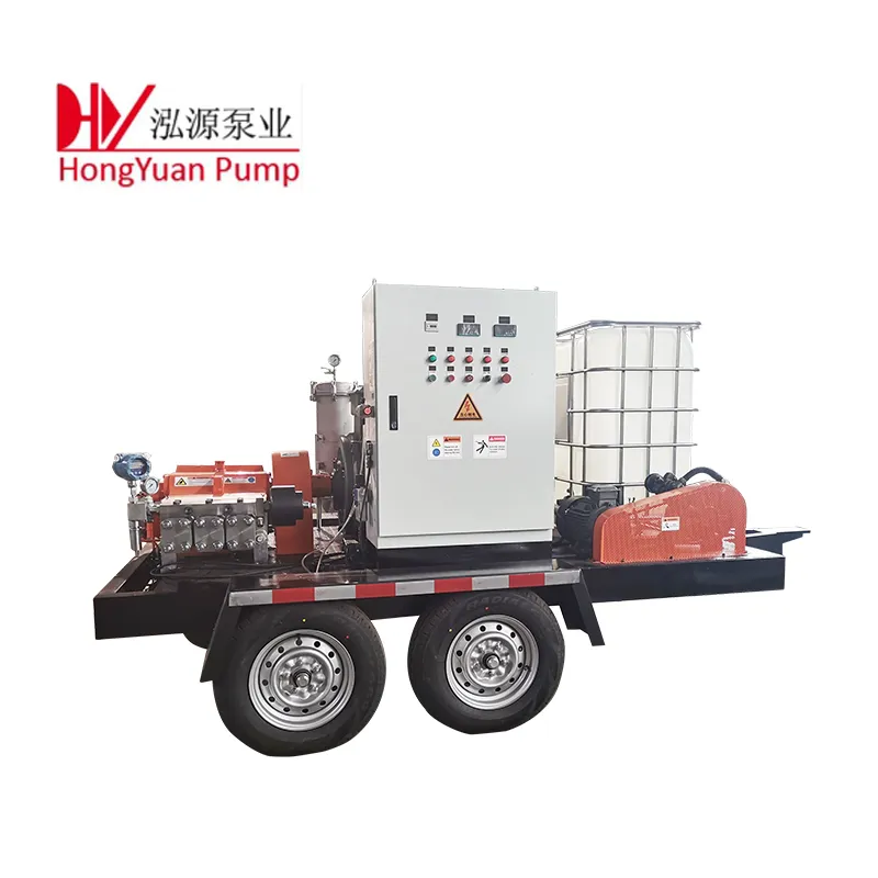 1000bar 93lpm Heater Exchanger Tube Cleaning High Pressure Pump