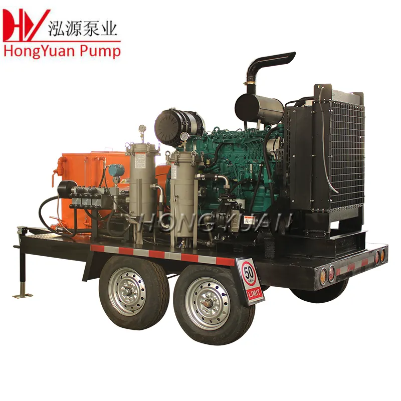 1000bar 93lpm Heater Exchanger Tube Cleaning Water Blasting Pump