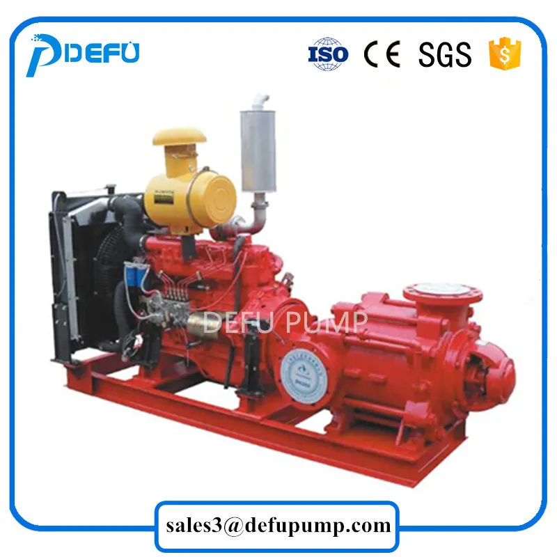 1250gpm Engine Driven Diesel Fire Fighting Multistage Booster Pump Nfpa Listed