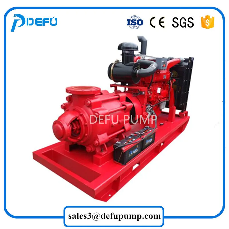 1250gpm Engine Driven Diesel Fire Fighting Multistage Booster Pump Nfpa Listed