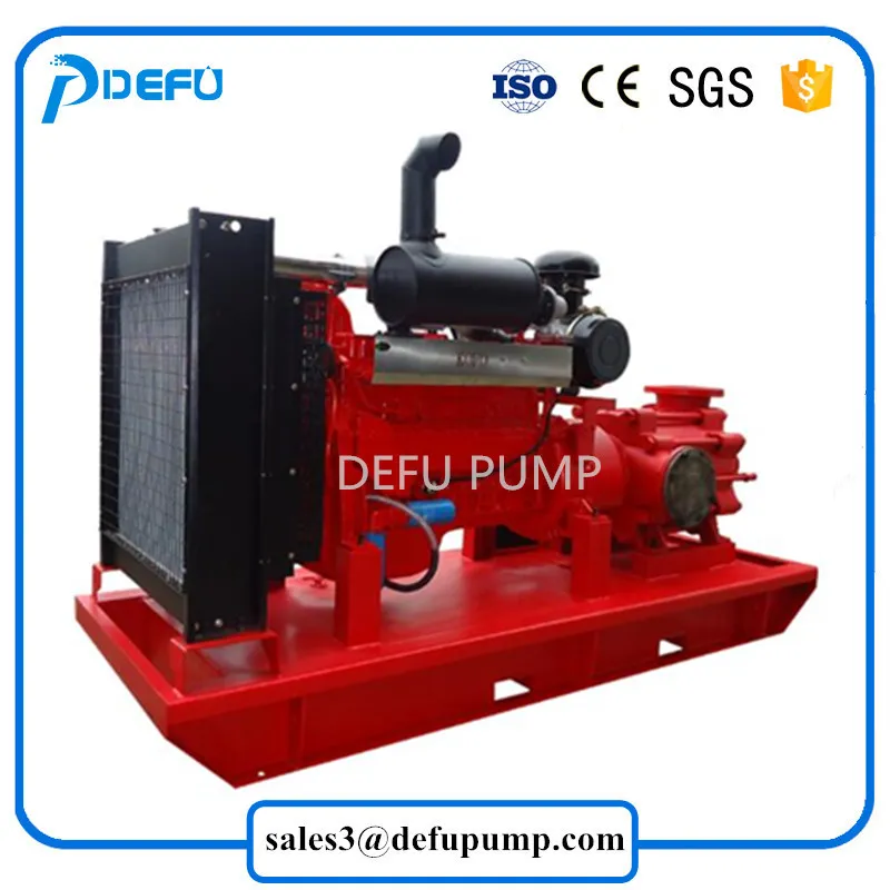 1250gpm Engine Driven Diesel Fire Fighting Multistage Booster Pump Nfpa Listed