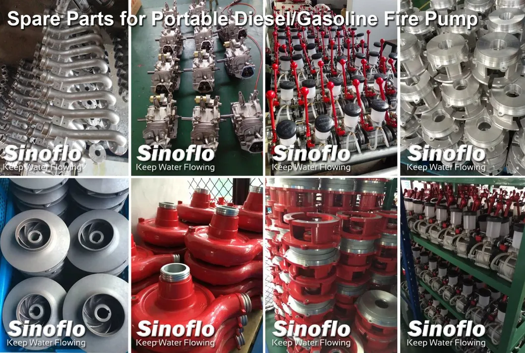 14HP Portable Gasoline Engine Vacuum Priming Fire Water Pump