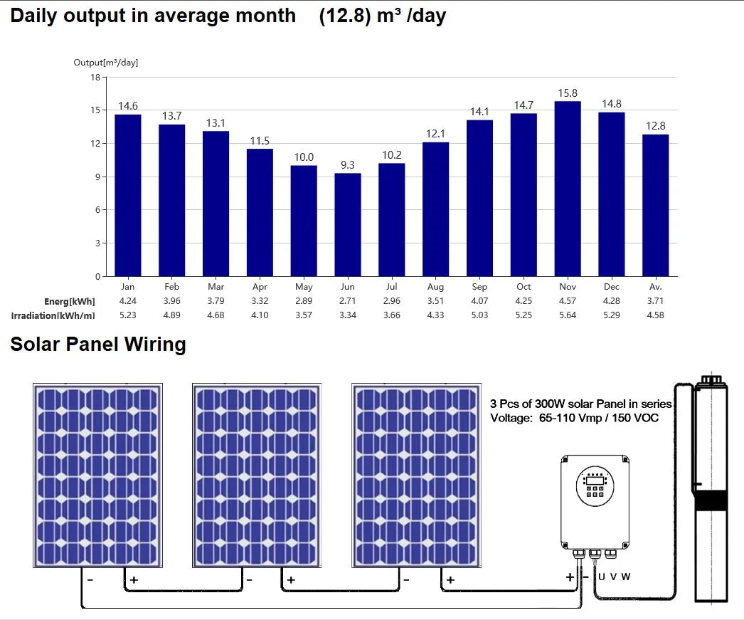 1HP Solar Powered Shallow Well Pump