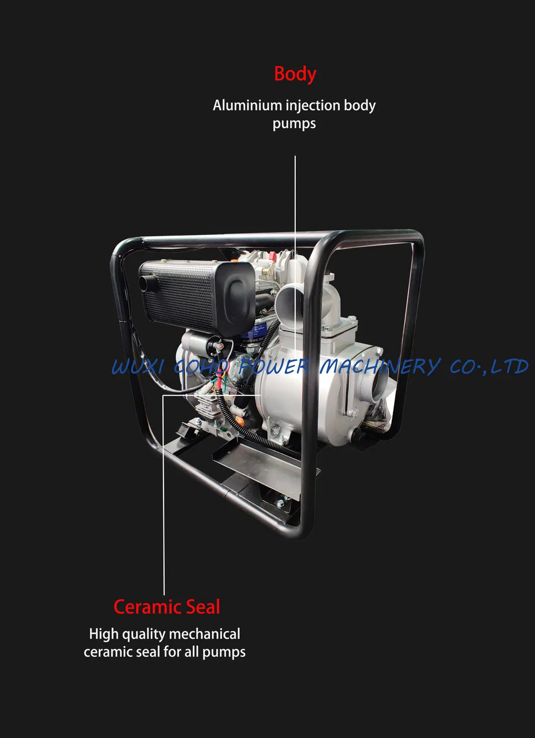 2-Inch Diesel Water Pump with 170f Engine