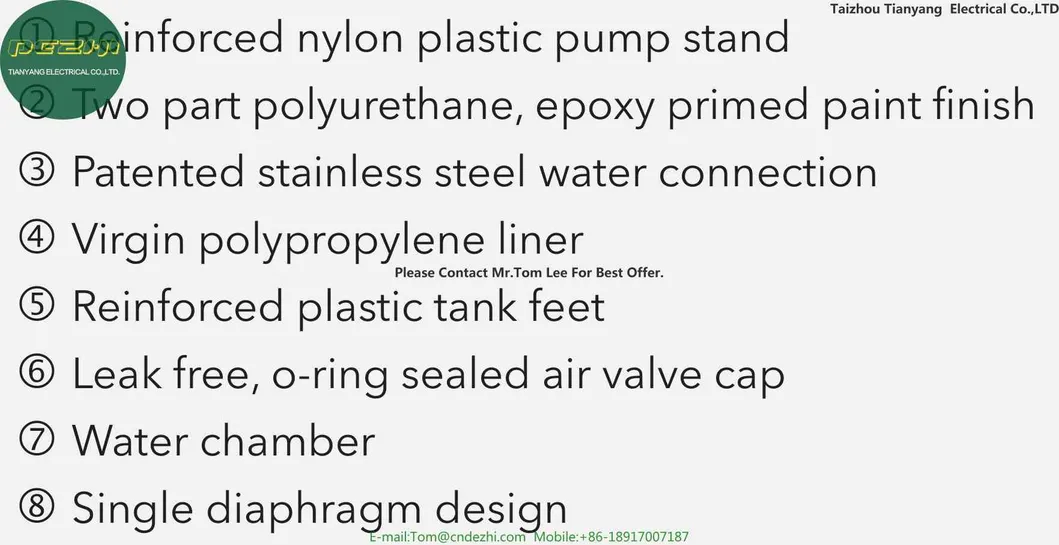 24L Pressure Tank Vessel Expansion for Domestic Water