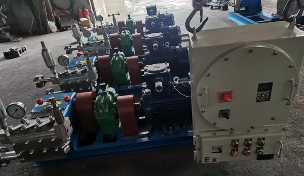 350bar, 500bar 3-Plunger High Pressure Pump for Pipeline Cleaning