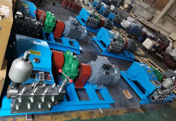 350bar, 500bar 3-Plunger High Pressure Pump for Pipeline Cleaning