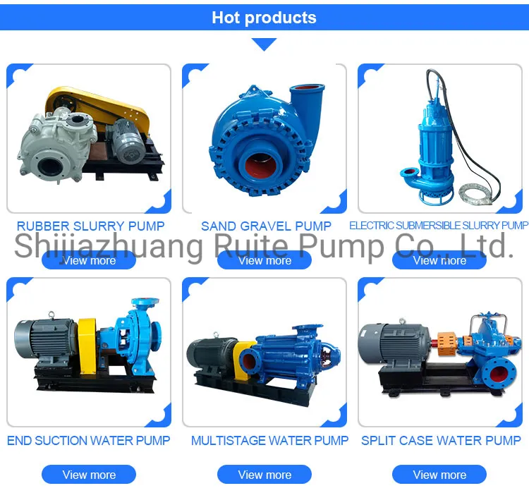 61m Head 830m3/H Flow Cantilevered Horizontal Mining Sludge Slurry Pumps