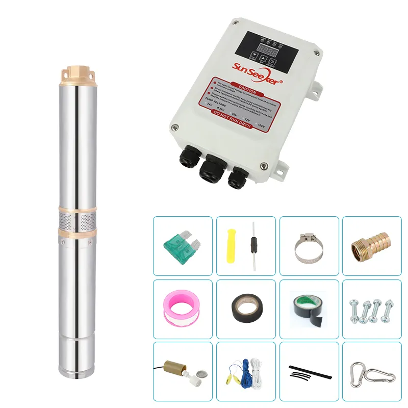 72V 750W 3.8m3/H 95m Wholesale Solar Power Water Pump Controller 1HP Bombas Solares