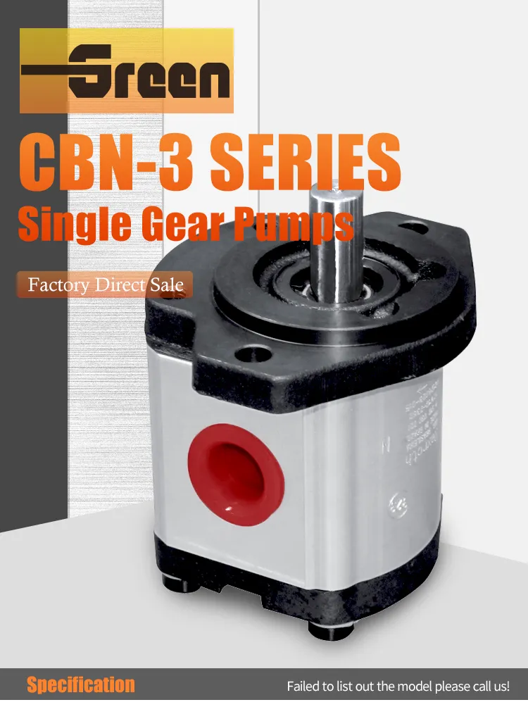 Aluminium CBN CBN-3 Series CBN-E306 CBN-E308 Hydraulic Gear Pump for Forklift Trucks