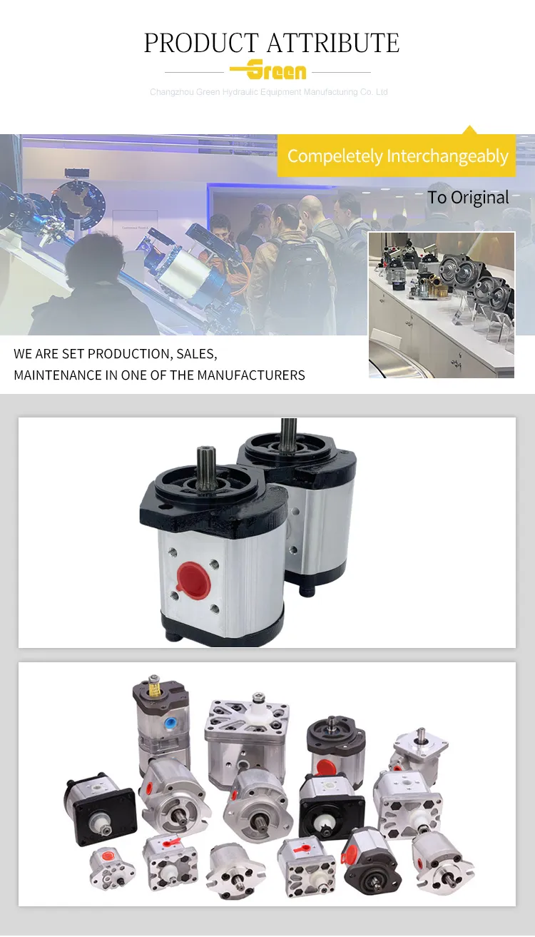 Aluminium CBN CBN-3 Series CBN-E306 CBN-E308 Hydraulic Gear Pump for Forklift Trucks