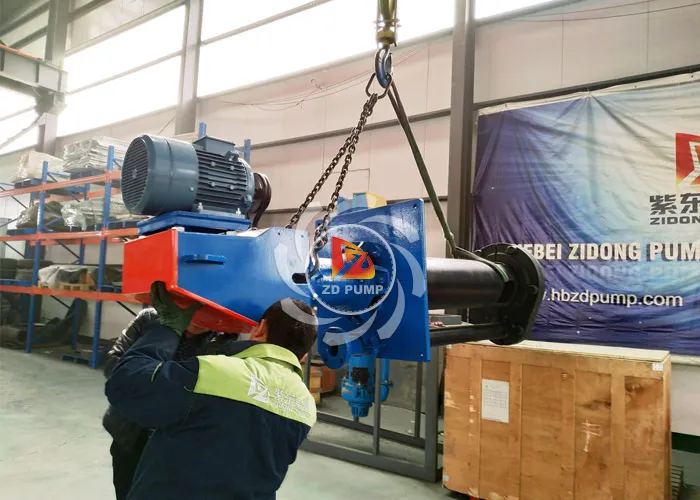 Anti Abrasion Wet Pit Dewatering Slurry Pump Vertical Sludge Lifting Pump