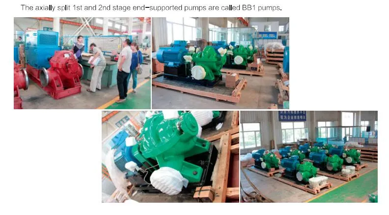 BB1 Double Suction Cast Iron High Volume Capacity Drainage Water Pump