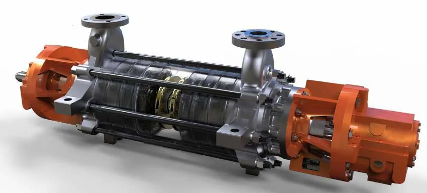 Boiler Feed in Power Generation Plants, Pipeline, Reverse Osmosis, Energy Recovery Pump