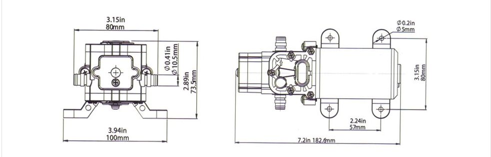 China Factroy Pressure Clean Machine Diaphragm Pump