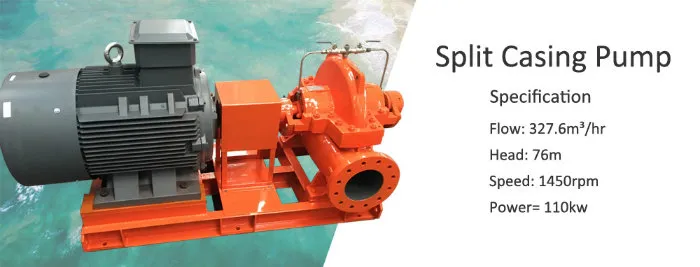 Electric Split Case Double Suction Water Pumps