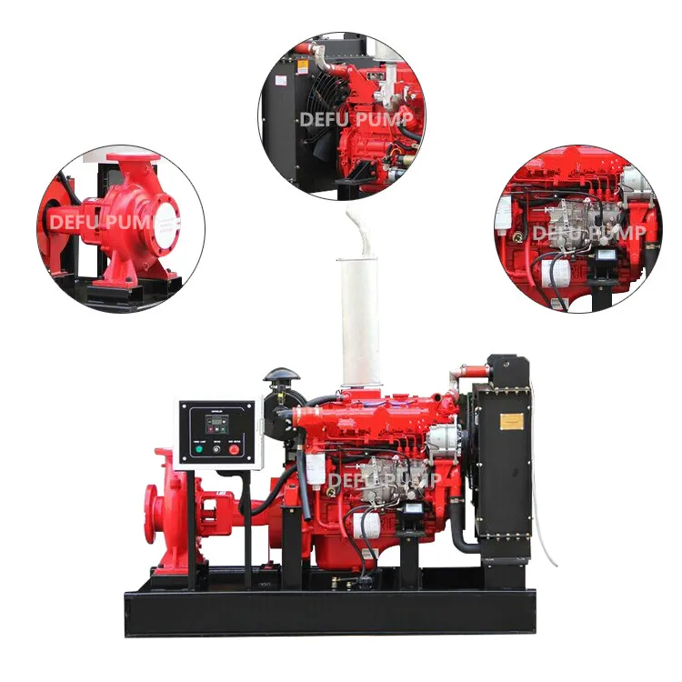 End Suction Engine Driven Diesel Fire Fighting Pump UL Listed