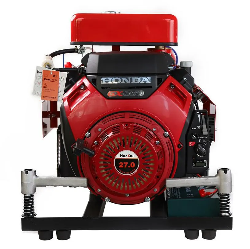Fire Equipment 27HP 6bar 960lpm Honda Gx690 Portable Fighting Pump