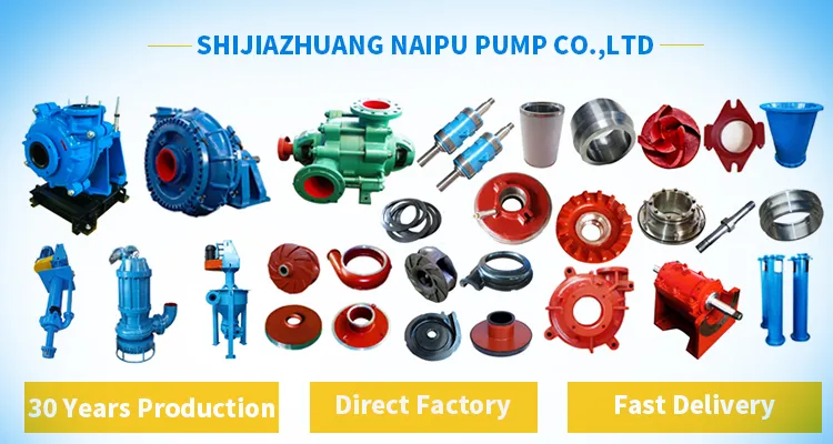 Heavy Durty Wear Component Mining Slurry Pump Parts Impeller