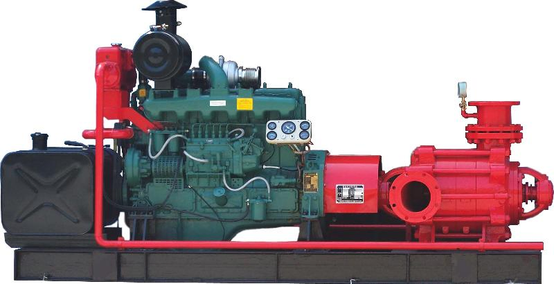 High Head Horizontal Multistage Firefighting Centrifugal Water Pump