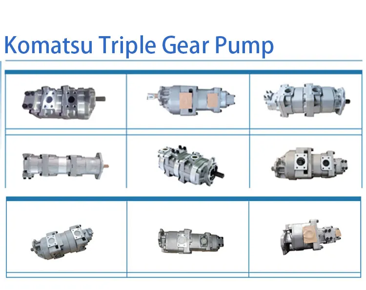 High Quality Gear Pump 234-60-65100 for Komatsu Gd655-3 Grader Parts with Competitive Price and One Year Warranty