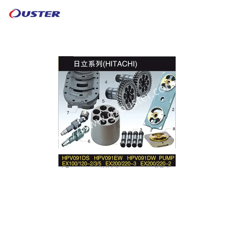 Hitachi Hpv091 Hydraulic Pump Spare Parts for Ex100 Ex120 Ex200 Ex220