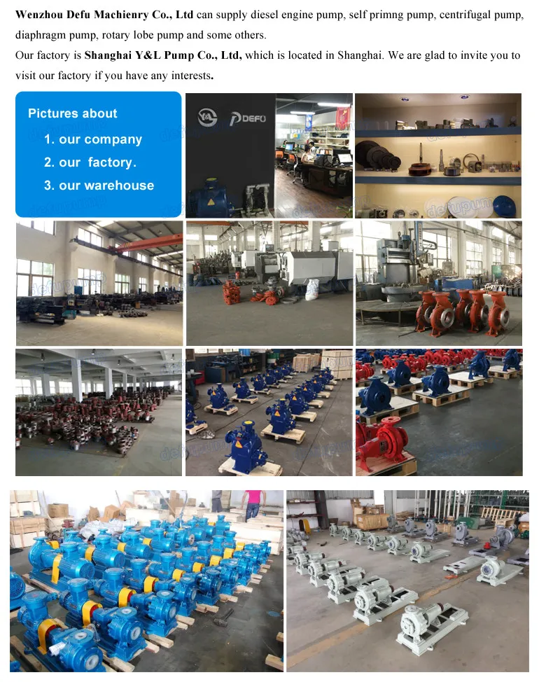 Horizontal Electric Centrifugal Chemical Pump for Acid Transfer