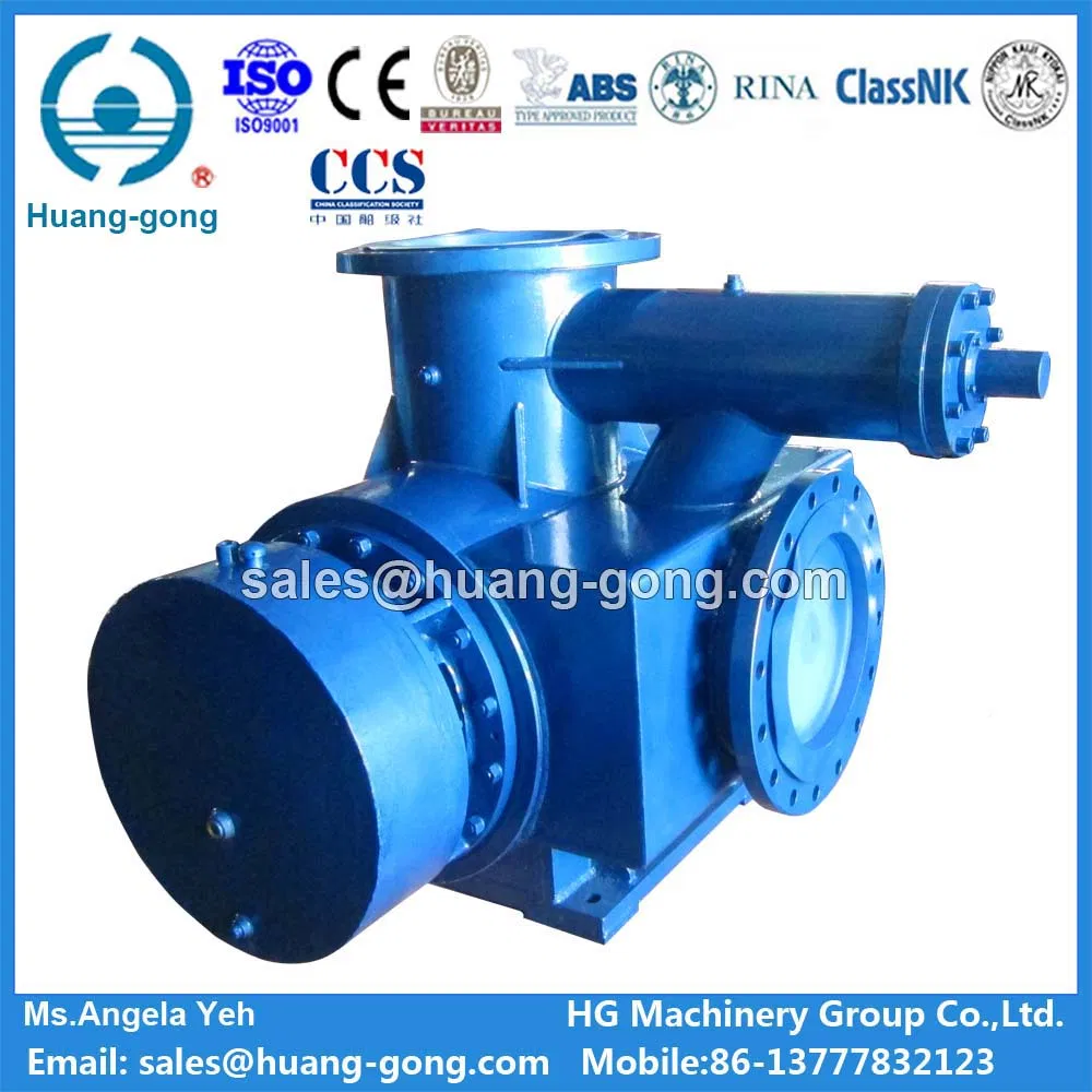 Horizontal Marine High Temperature Stainless Steel Twin Screw Type Bitumen Cargo Pump for Bitumen Tanker