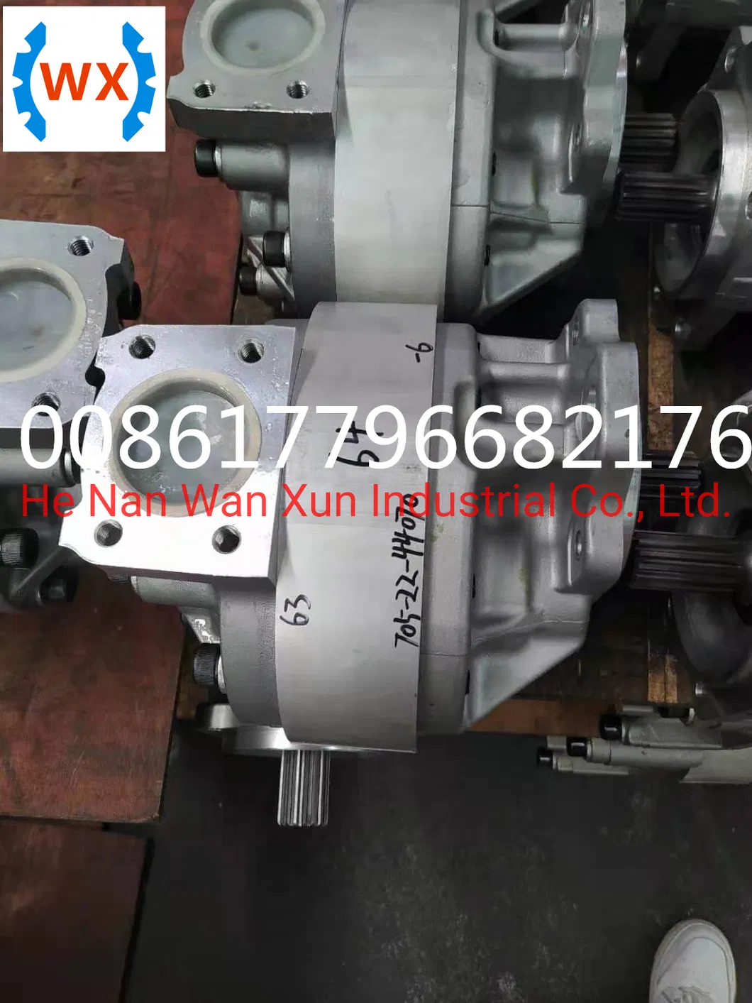 Hydraulic Gear Pump Assy for Komasu Wa600-1 Comparable to Komasu Pn 705-58-46000