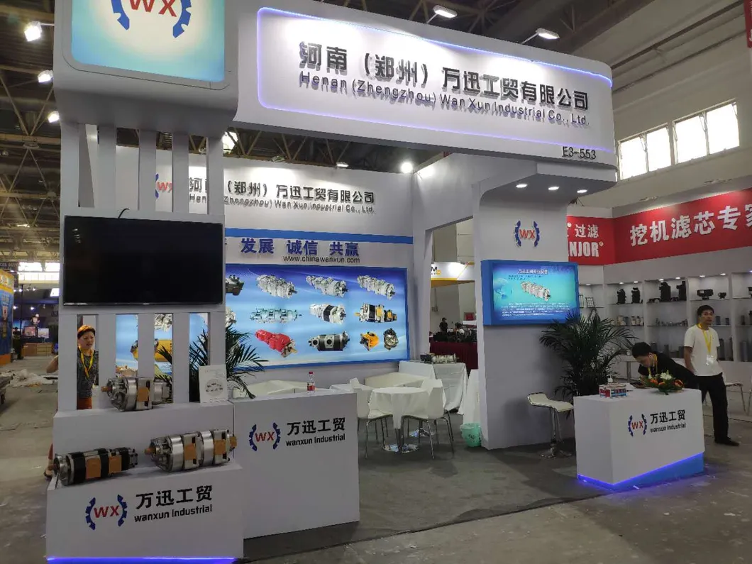 Hydraulic Pump for Komatsu Wheelloader Wa90 Wa100 Wa120 Wa180 Wa200 Wa150