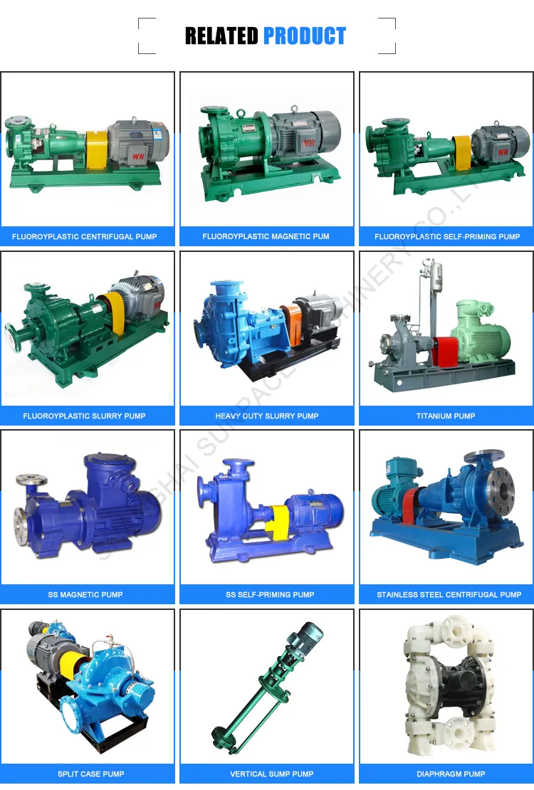 Hydrochloric Acid Horizontal Boiler Feed Centrifugal Pump