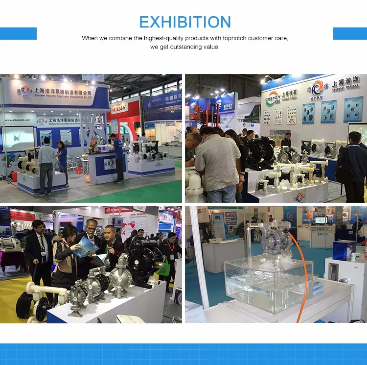 Hypv50 2" PP Air Operated Food Grade Transfer Stainless Steel 304 Pneumatic Diaphragm Pump