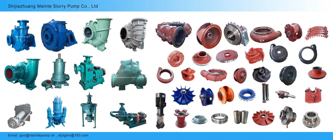 Industrial Horizontal Centrifugal Non-Clogging Slurry Pump