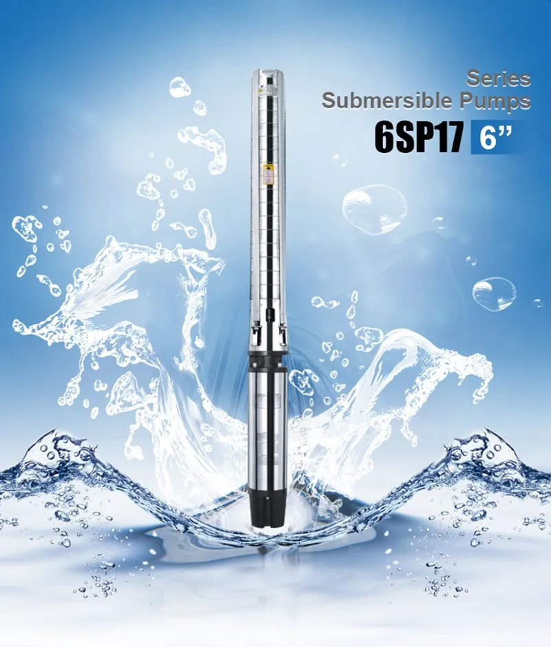 Industrial Submersible 6sp17 6sp Stainless Steel Water Cool Motor Pump