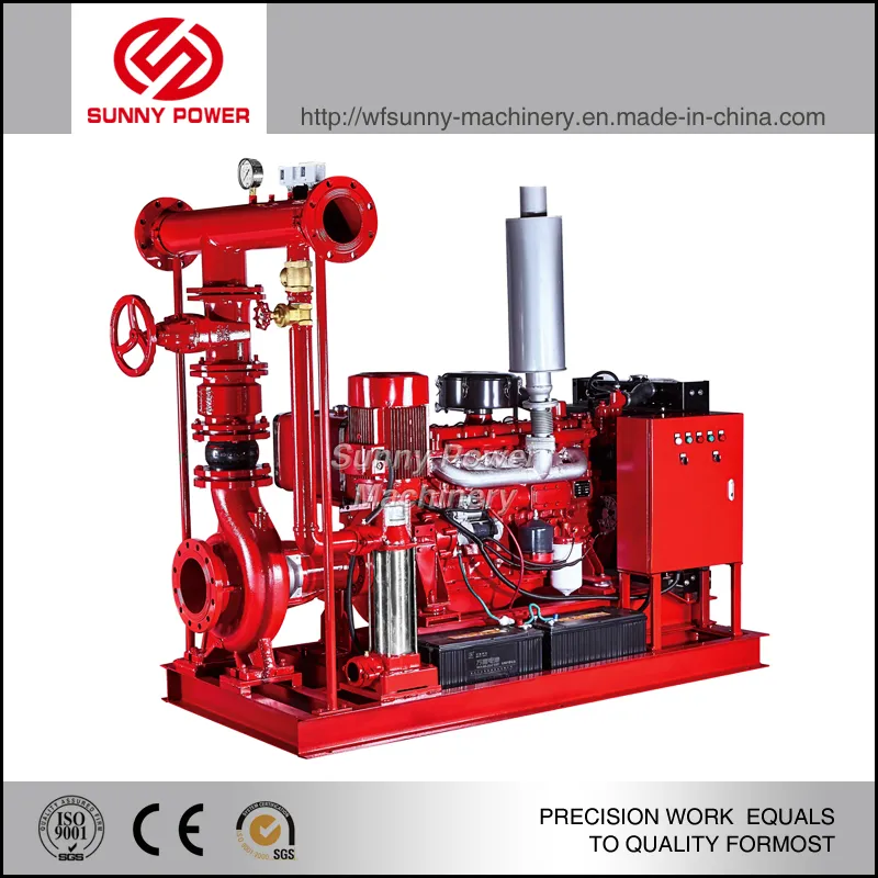 Irrigation Water Pump Driven by 66kw Diesel Engine