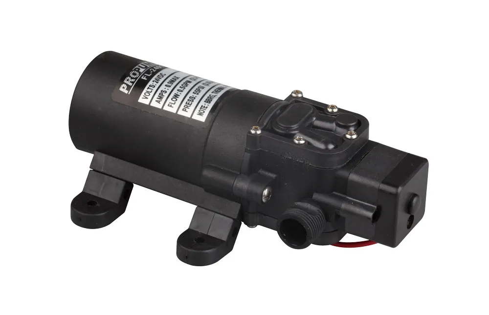 Lifesrc Flo-2202 35psi RV Self Priming Marine Car Washer Electric Diaphragm Pumps Mini 12V & 24V DC Water Pump