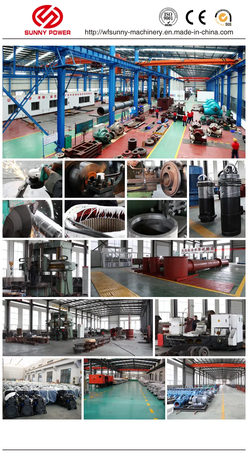 Marble Dust Dirty Water Motor Engine Submersible Wear Resistance Slurry Pump