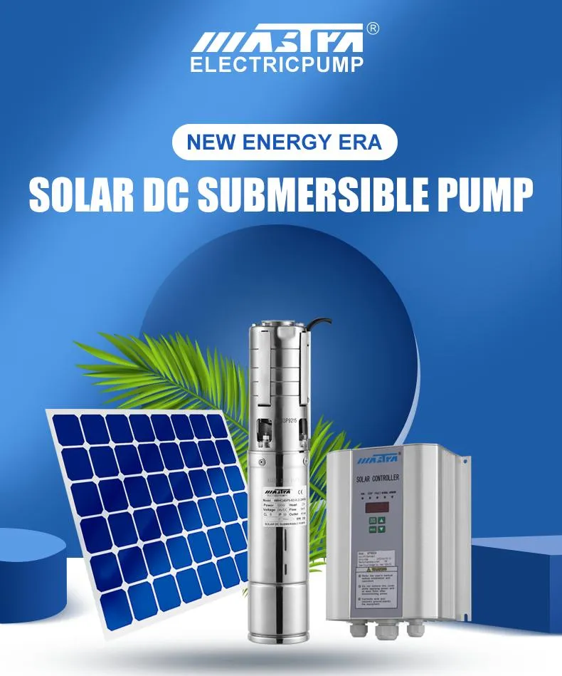 Mastra 4 Inch 1100W Solar Powered Submersible Well Water Pump High Pressure Solar Submers Pump for Zimbabwe