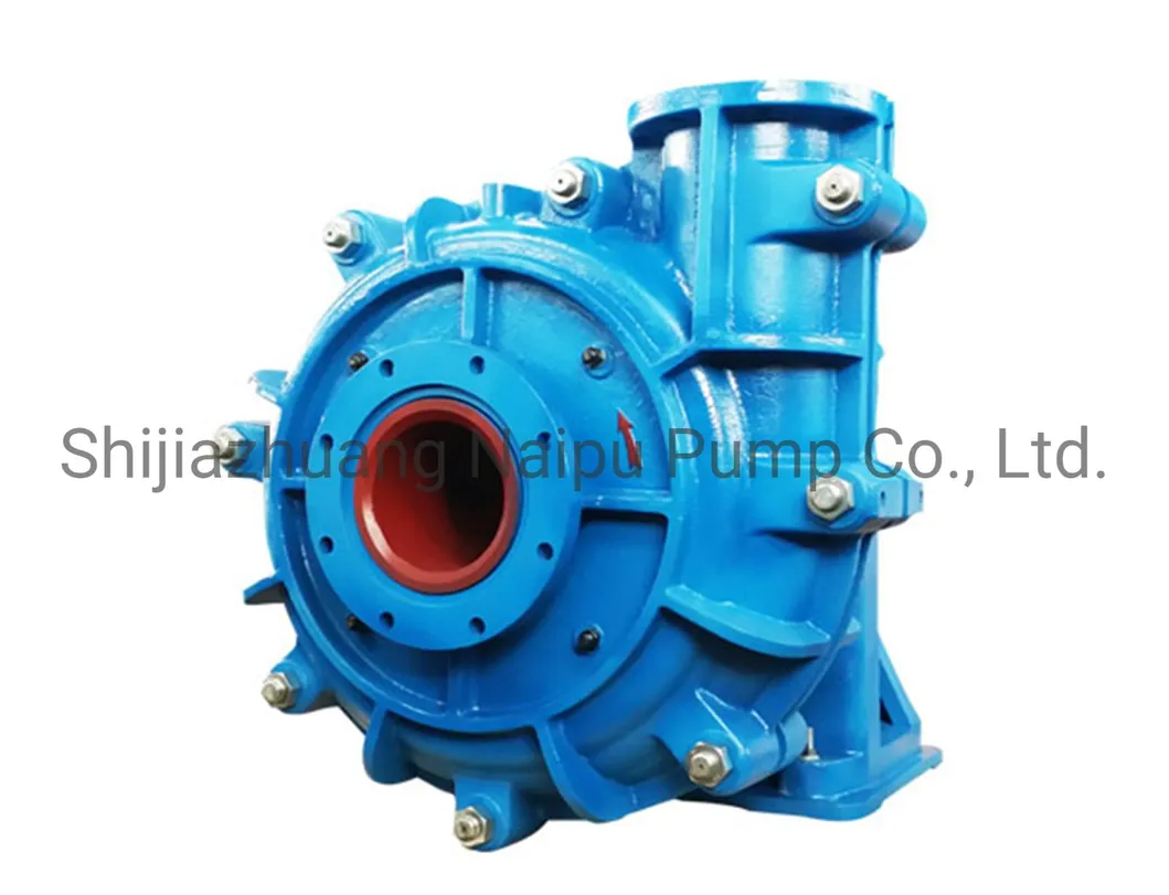 Naipu 12/10 Gold Mine Slurry Centrifugal Mining Sand Dredging Pump for Mining with Rubber Liner