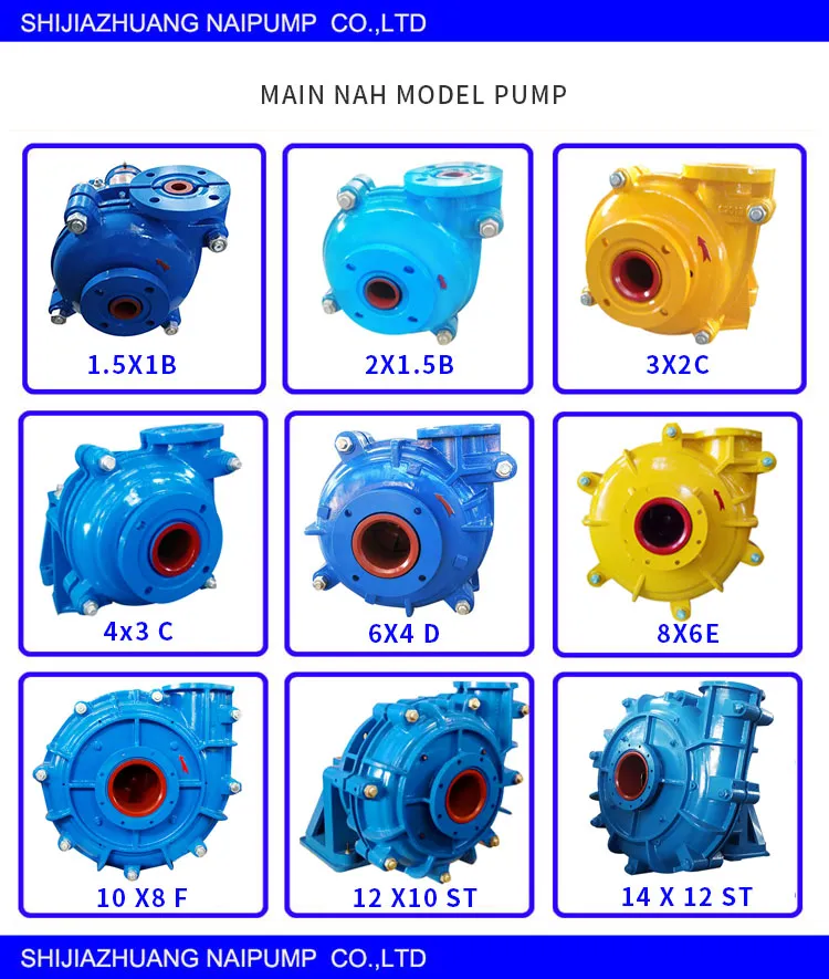 Naipu Heavy Duty Coal Mine Tailings Double Casing Cyclone Slurry Pump for Mining with Metal Parts