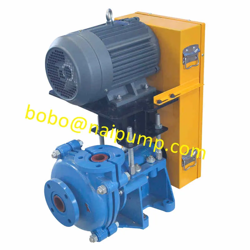 Naipu Heavy Duty Coal Mine Tailings Double Casing Cyclone Slurry Pump for Mining with Metal Parts