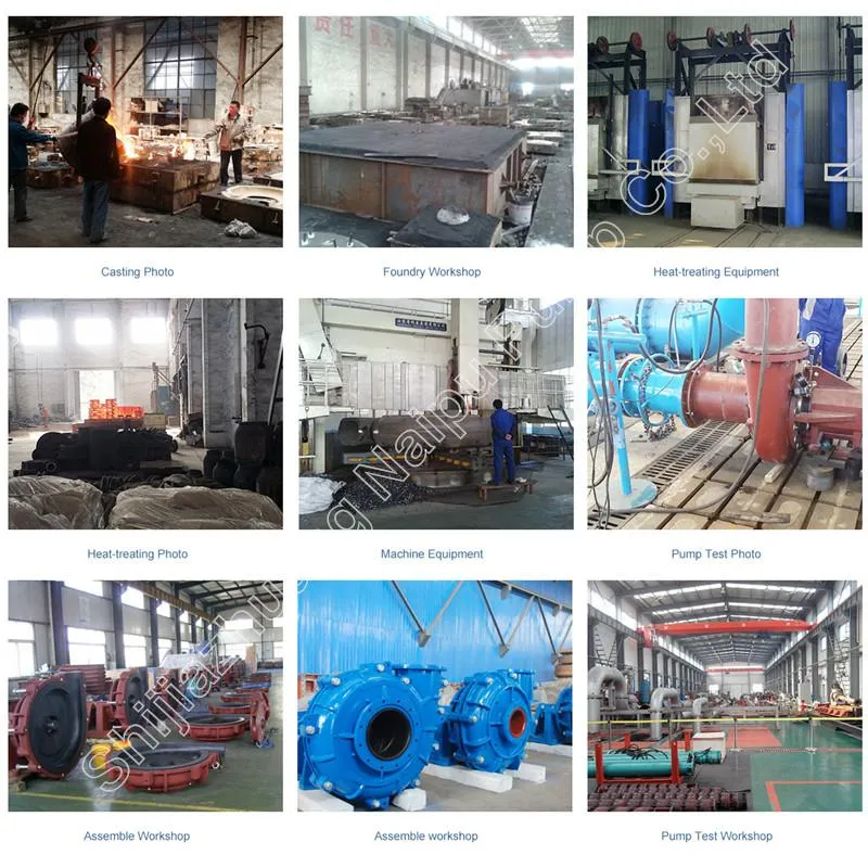 Naipu Heavy Duty Coal Mine Tailings Double Casing Cyclone Slurry Pump for Mining with Metal Parts