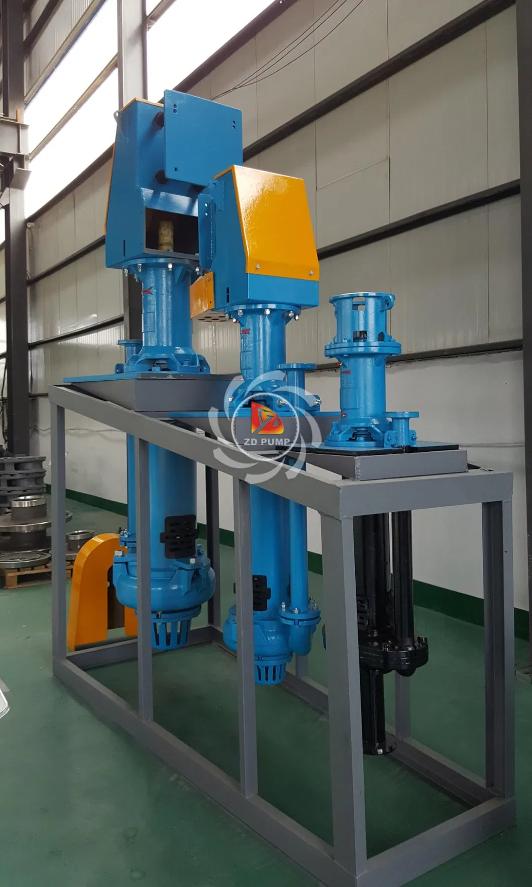 No Shaft Seal Vertical Centrifugal Sump Spindle Slurry Pump for Pit Pond Pool Discharge