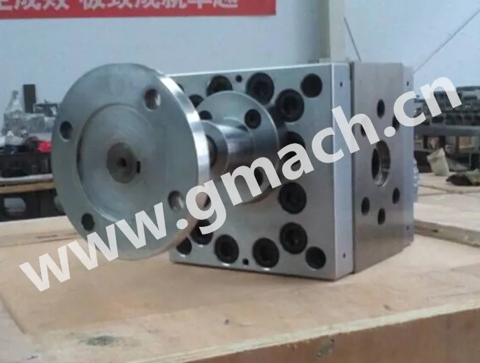 Plastic Extrusion Melt Pump Metering Pump for HDPE Pipe Extrusion Line