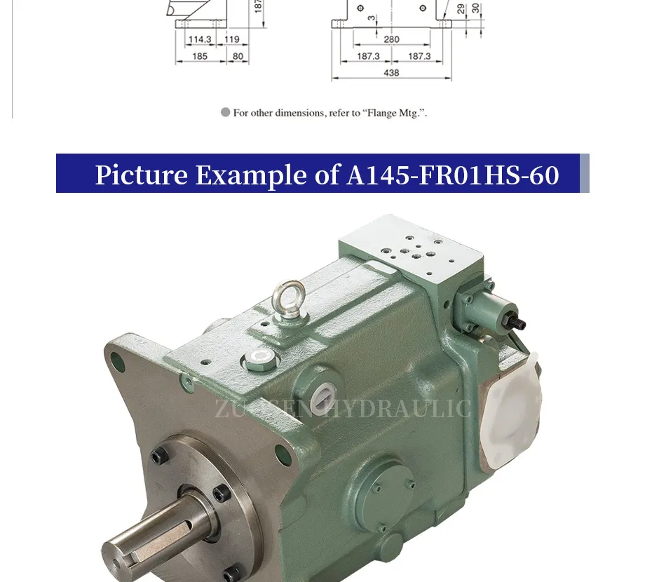 Replacement Yuken A16, 37, A56, A70, A90, A100, A145 Oil Pump for Machinery Manufacturing