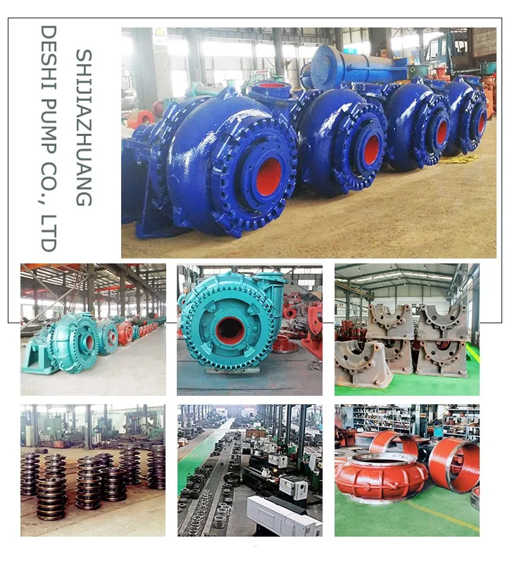 River Cutter Suction Dredge Pump Gravel Dredging Diesel Sand Pump Machine